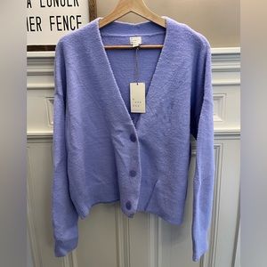A New Day lavender cardigan. NWT
